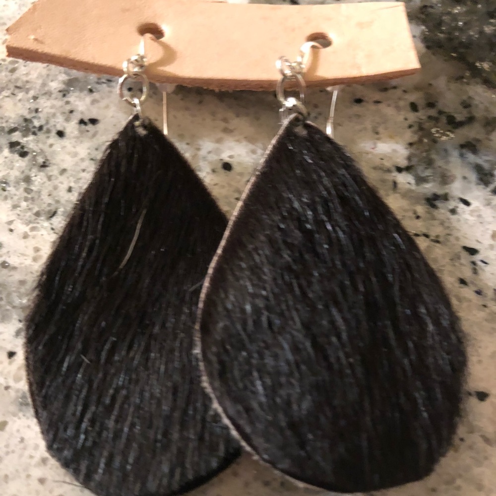 Cowhide Earrings